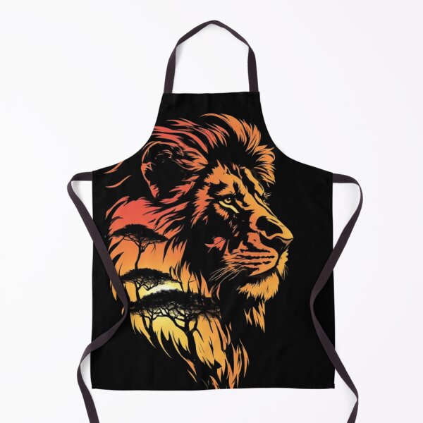 Item preview, Lion at sunset in the savanna designed and sold by KinoDesign.