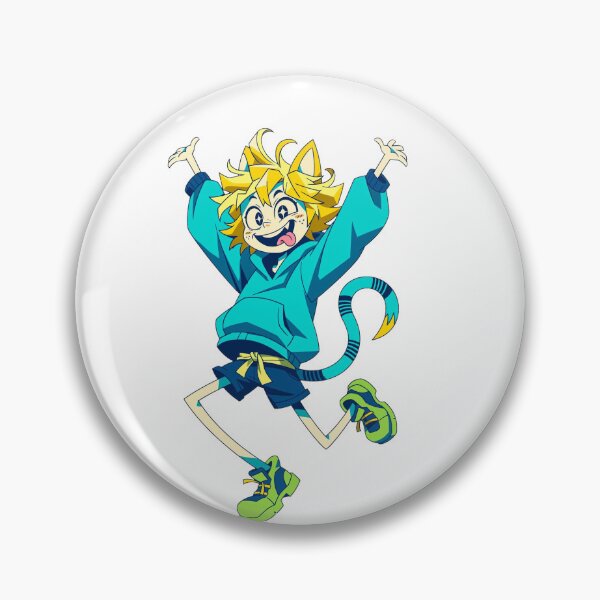 Item preview, JOYFUL CHAOS Anime Cat Boy - Vibrant Kawaii Streetwear Character with Elongated Legs designed and sold by HoMya.