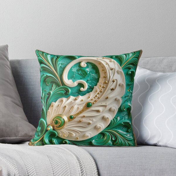 Item preview, Sculptural Emerald with Gold Enamel designed and sold by Vicky Brago-Mitchell®.