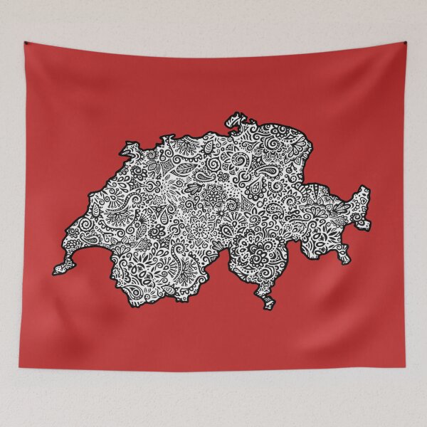 Item preview, Switzerland map designed and sold by Jabalou.