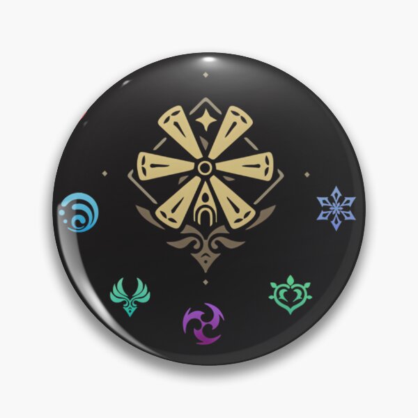 Item preview, Genshin Inspired Elemental Symbols Design for Fans of Fantasy Adventure designed and sold by khairulhafizi.