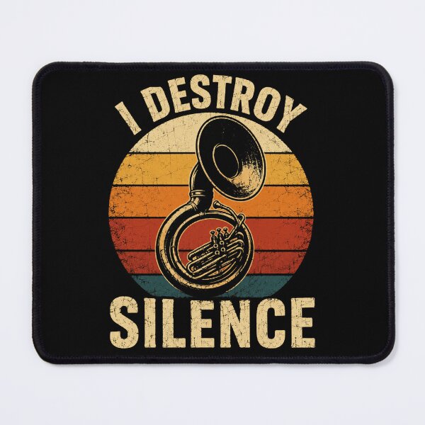 Item preview, silence vintage trumpet protest graphic with retro style designed and sold by anapldv.