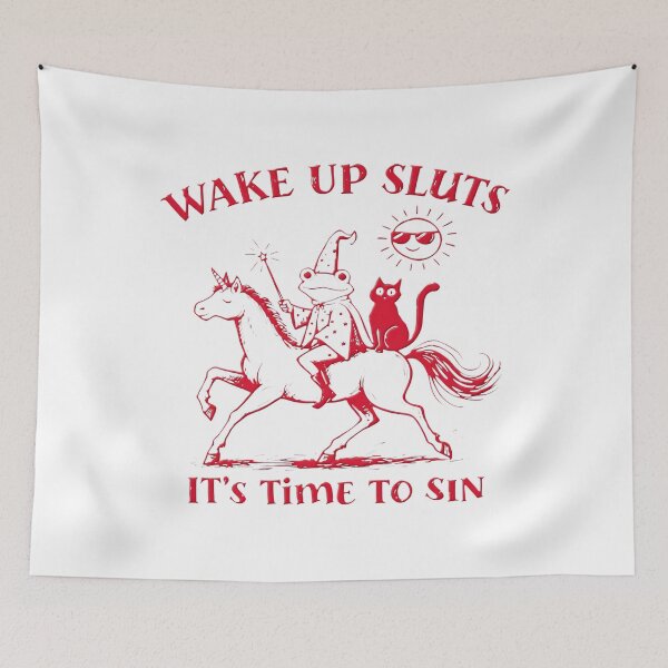 Item preview, Frog Wizard Wake Up Sluts It’s Time To Sin designed and sold by snhowkk.