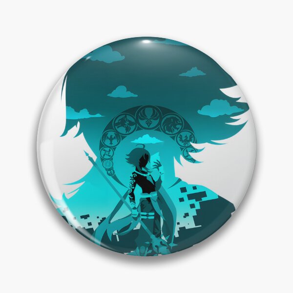 Item preview, Genshin Impact Xiao Fan Art Design Featuring the Vigilant Yaksha designed and sold by khairulhafizi.