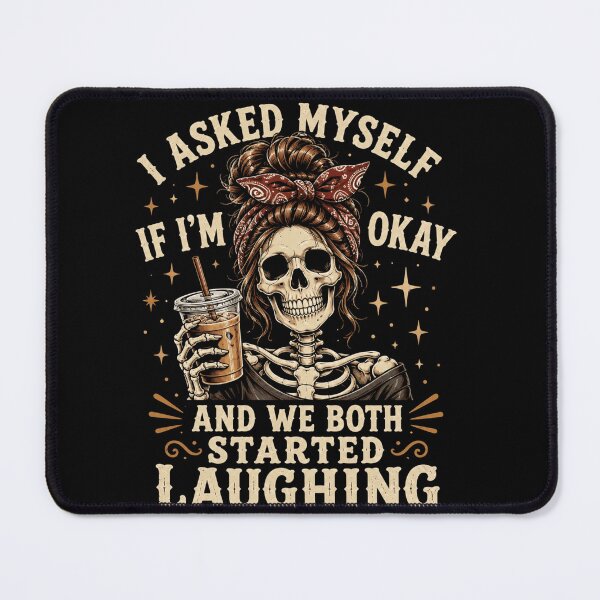 Item preview, Skeleton Humor Vintage Western Funny Drinking Quote designed and sold by anapldv.