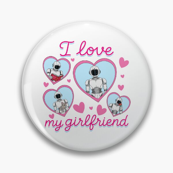Item preview, I Love My Girlfriend Dystopian AI Future designed and sold by happy.fishwater.