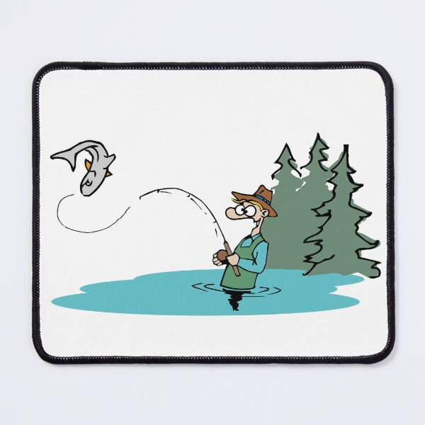 Item preview, Fly fisherman designed and sold by DoubleCap Design.