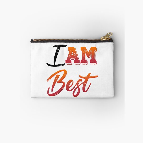 Item preview, I Am Best Inspirational Motivational Typography designed and sold by DriplineHowl.