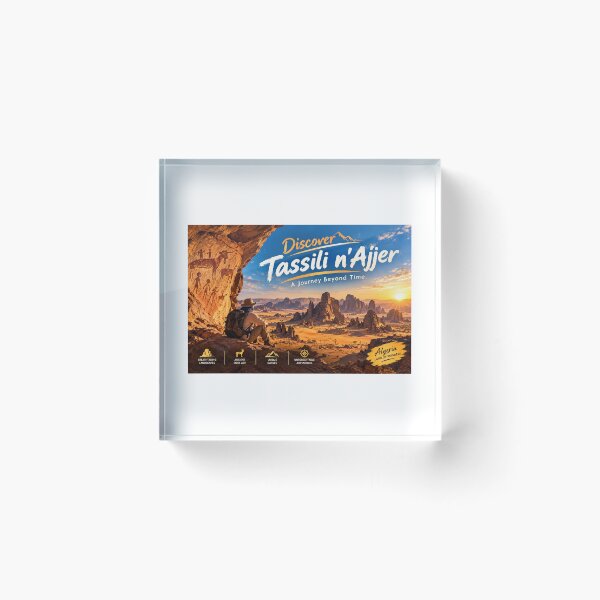 Item preview, Discover Tassili n’Ajjer – Algeria Desert Adventure | Sahara Travel & Ancient Rock Art designed and sold by zdzdesigner.