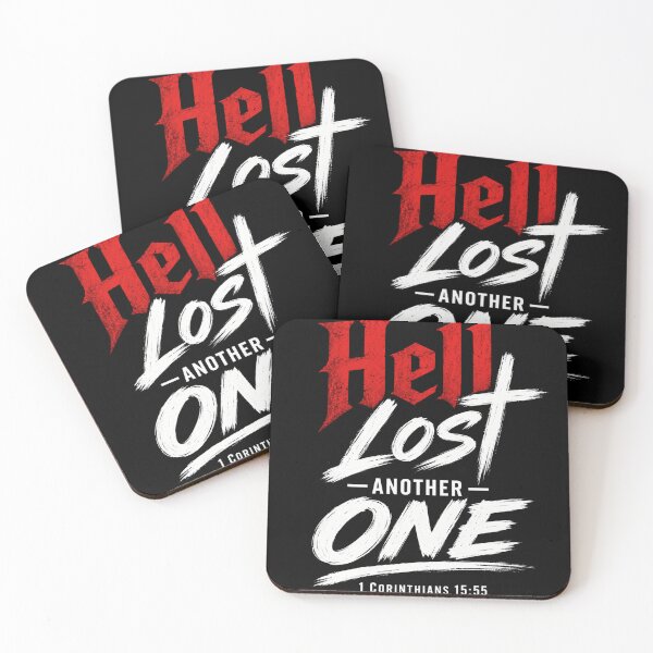 Item preview, hell Lost Another One Christian Bible Verse Graphic designed and sold by anapldv.