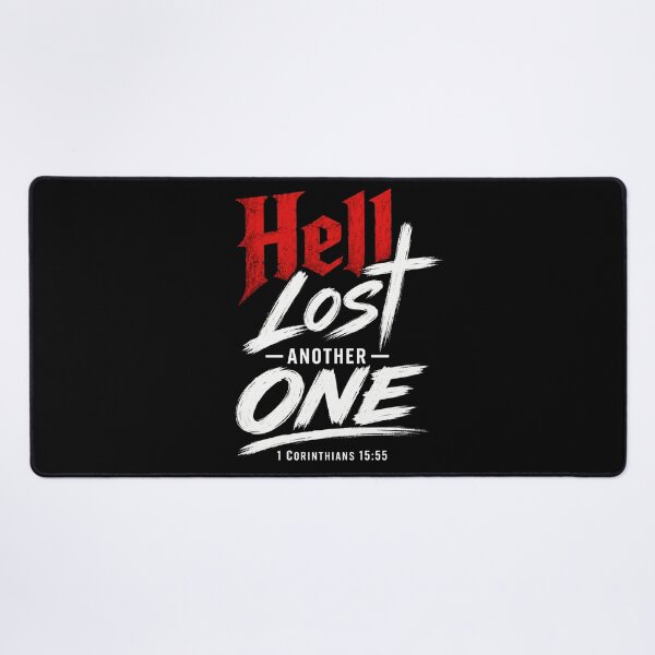 Item preview, hell Lost Another One Christian Bible Verse Graphic designed and sold by anapldv.