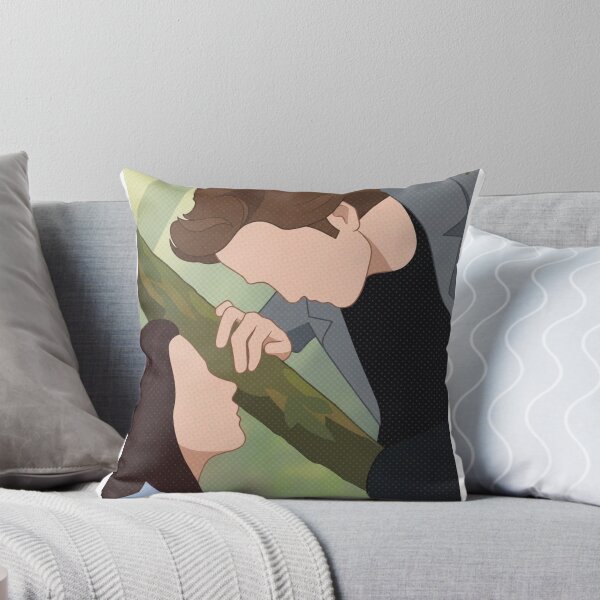 Item preview, Silhouette of Edward and Bella Cullen in the forest designed and sold by LadyCartoon.