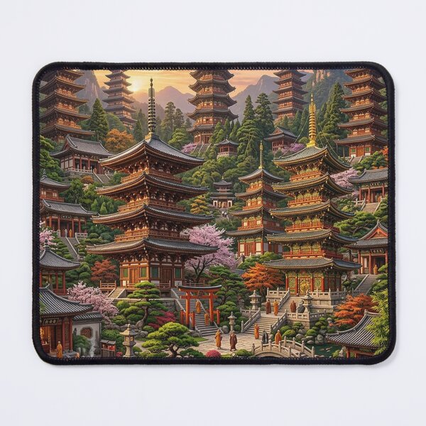 Item preview, Japanese Pagodas and Temples designed and sold by snoWorkshop.