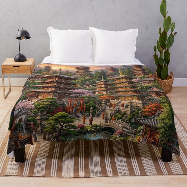 Item preview, Japanese Pagodas and Temples designed and sold by snoWorkshop.