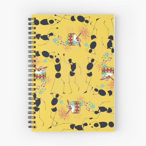 Item preview, Dancing Silhouettes & Talking Drums – Festive Yellow Pattern designed and sold by designsbyAdira.