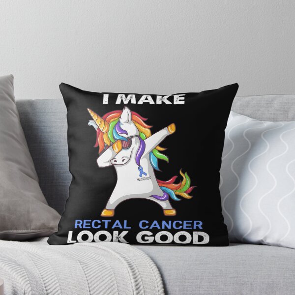 Item preview, Cute Unicorn Dabbing Design Celebrating Strength Against Rectal Cancer designed and sold by KB9CR7MO23.