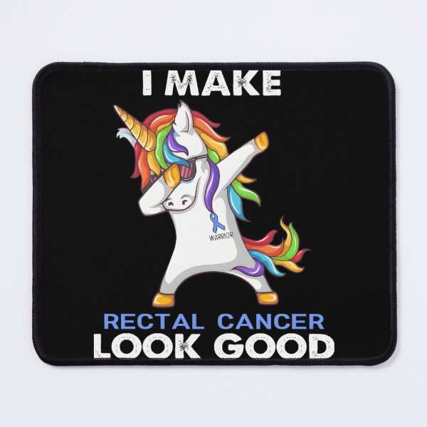 Item preview, Cute Unicorn Dabbing Design Celebrating Strength Against Rectal Cancer designed and sold by KB9CR7MO23.