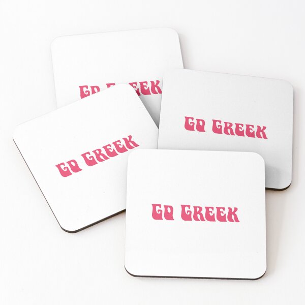 Item preview, Go Greek Pink designed and sold by SlimyFish.