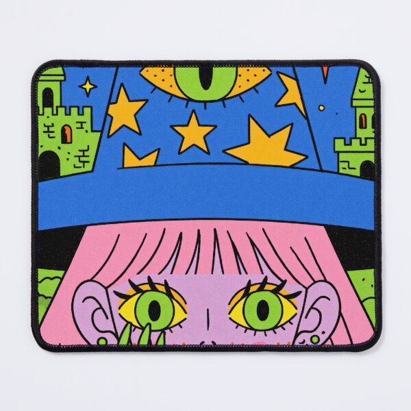 Item preview, Third Eye Witch Celestial Halloween Portrait designed and sold by Sunday Margaritas Art.