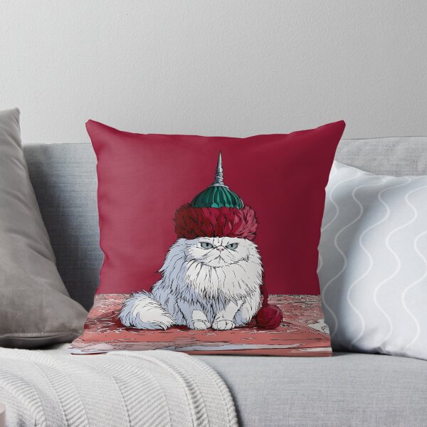 Item preview, Grumpy Persian Cat Historical Helmet Art designed and sold by Lunat1kk.