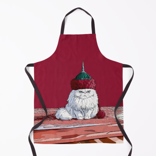 Item preview, Grumpy Persian Cat Historical Helmet Art designed and sold by Lunat1kk.