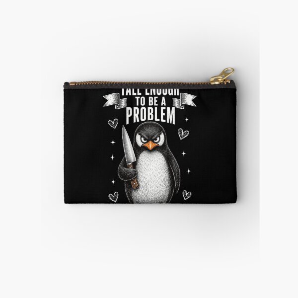 Item preview, penguin Tall Enough to Be a Problem Funny Fierce Art designed and sold by anapldv.