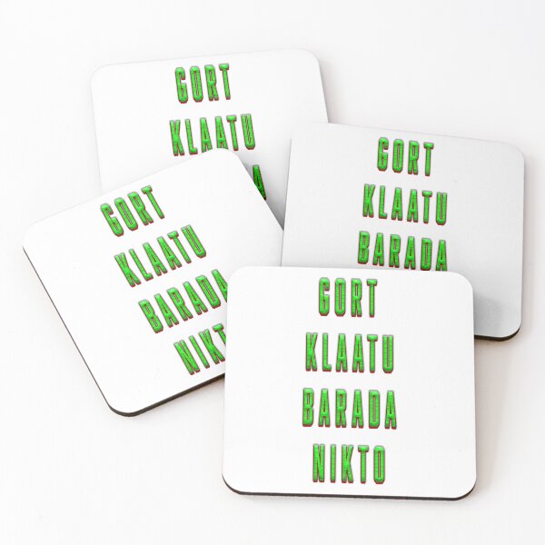 Item preview, GORT KLAATU BARADA NIKTO designed and sold by BIGPIX91011.