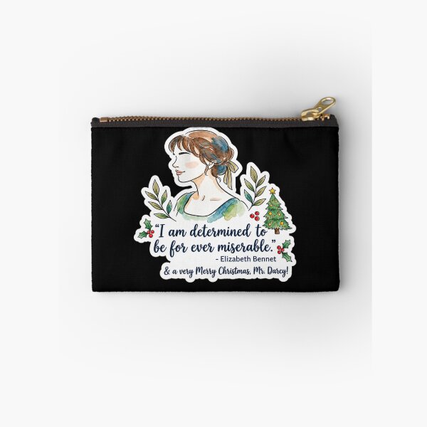 Item preview, Pride and Prejudice Elizabeth Bennet Christmas Quote designed and sold by jeshands.