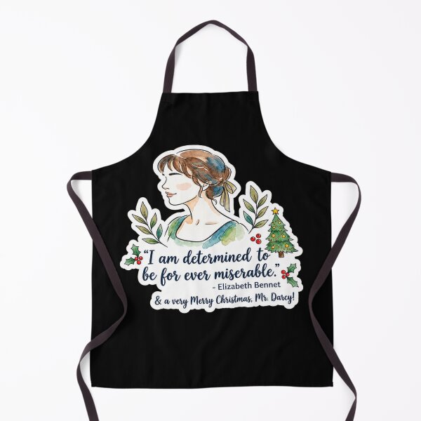 Item preview, Pride and Prejudice Elizabeth Bennet Christmas Quote designed and sold by jeshands.