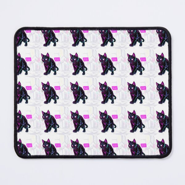 Item preview, Neon Night Market Cat designed and sold by One More Run.