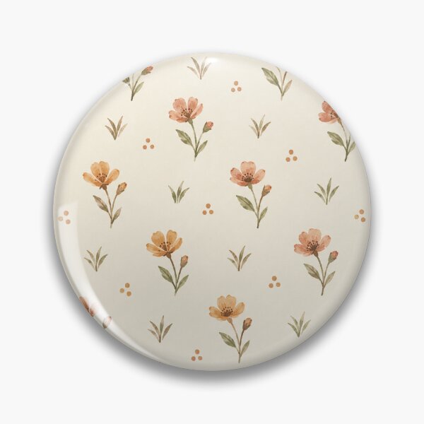 Item preview, Wildflower Pattern Warm Floral Watercolor designed and sold by mycute-stickers.