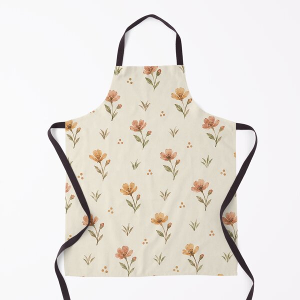 Item preview, Wildflower Pattern Warm Floral Watercolor designed and sold by mycute-stickers.