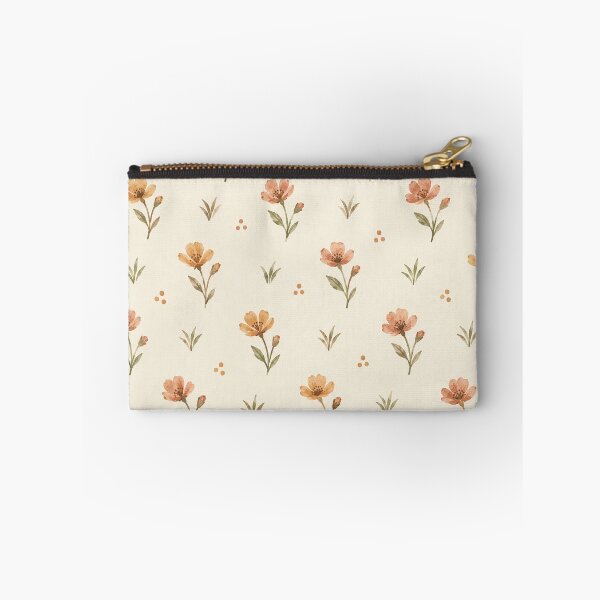 Item preview, Wildflower Pattern Warm Floral Watercolor designed and sold by mycute-stickers.