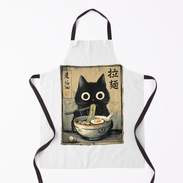 Item preview, Cute Kawaii Ramen Cat Illustration with Retro Japanese Noodles Artwork designed and sold by gabriel1309.