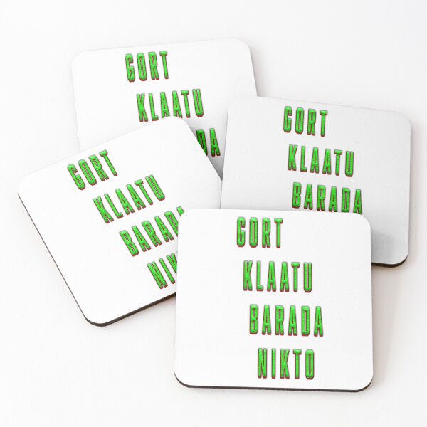 Item preview, GORT KLAATU BARADA NIKTO 2 designed and sold by BIGPIX91011.