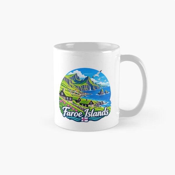 Item preview, Faroe Islands - Coastal Cliffs designed and sold by Myra365Art.