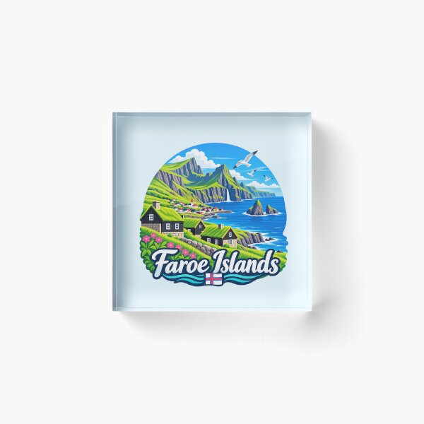 Item preview, Faroe Islands - Coastal Cliffs designed and sold by Myra365Art.