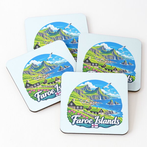Item preview, Faroe Islands - Coastal Cliffs designed and sold by Myra365Art.