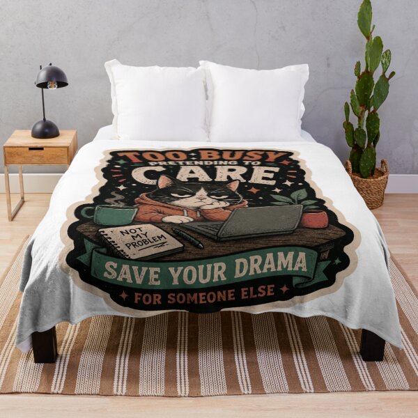 Item preview, Too Busy Pretending to Care Grumpy Cat Sticker | Funny Sarcastic Cat Lover Gift designed and sold by Sepia soul.