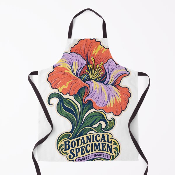 Item preview, Botanical Specimen, Probably Innocent — Deadpan Vintage Naturalist Label designed and sold by NuretroStudio.