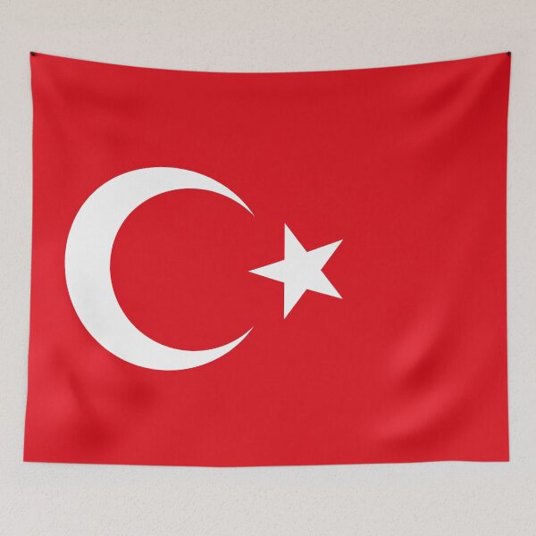 Item preview, Turkey Flag designed and sold by youngVl.