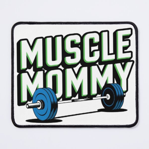 Item preview, Muscle Mommy Blue Plates Heavy Lifting & Powerlifting Aesthetic designed and sold by Live Simply Vibes.