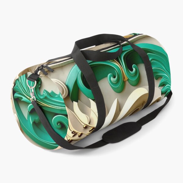 Item preview, Sculptural Emerald with Gold Enamel designed and sold by Vicky Brago-Mitchell®.