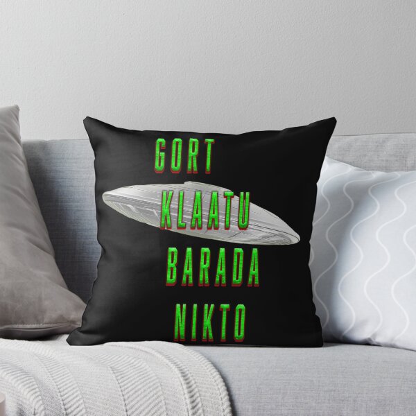 Item preview, GORT KLAATU BARADA NIKTO WITH FLYING SAUCER designed and sold by BIGPIX91011.