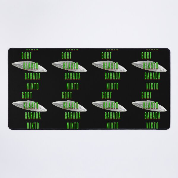Item preview, GORT KLAATU BARADA NIKTO WITH FLYING SAUCER designed and sold by BIGPIX91011.
