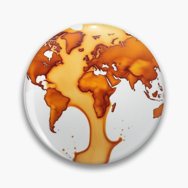 Item preview, Burning World Map Splash Art designed and sold by Wonderful Designs.