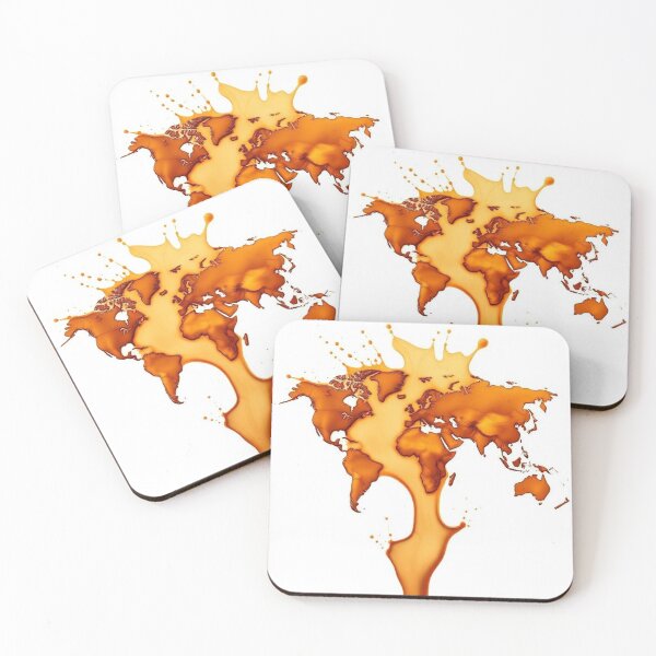 Item preview, Burning World Map Splash Art designed and sold by Wonderful Designs.