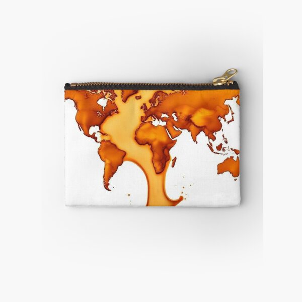 Item preview, Burning World Map Splash Art designed and sold by Wonderful Designs.