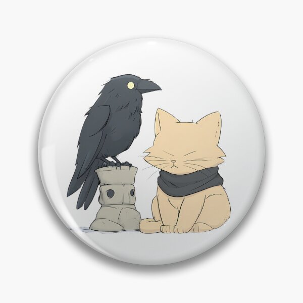 Item preview, Raven and Cat Storybook Companion Art designed and sold by Lunat1kk.