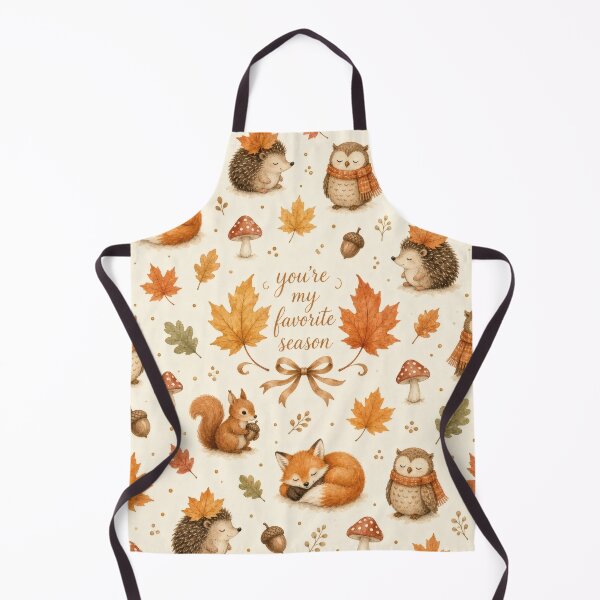 Item preview, You're My Favorite Season Woodland Autumn Pattern designed and sold by HappyOops.